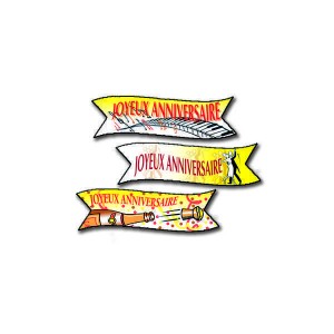 Banderole anniversaire - x50