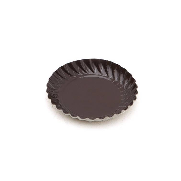 Mini assiette marron - x100