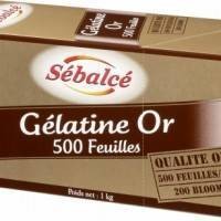 Gélatine Feuille OR - 18pcs