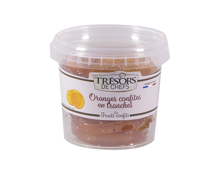 Oranges confites tranches - 250g