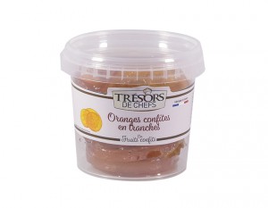 Oranges confites tranches - 250g