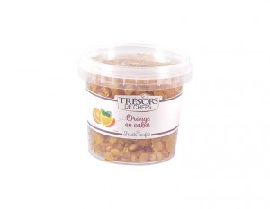 Ecorces d'orange cubes - 250 g