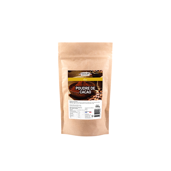 Poudre de cacao 100% - 500 g