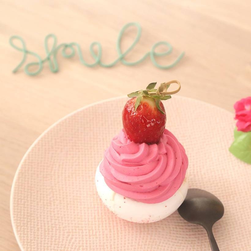 Recette de pavlovas fraise