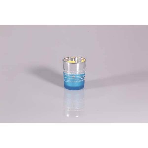 Photophore miroir turquoise