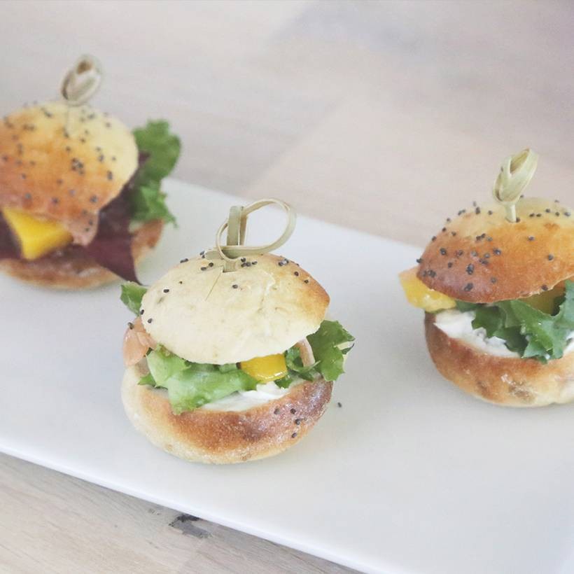 Recette de mini burgers saveur d'Asie