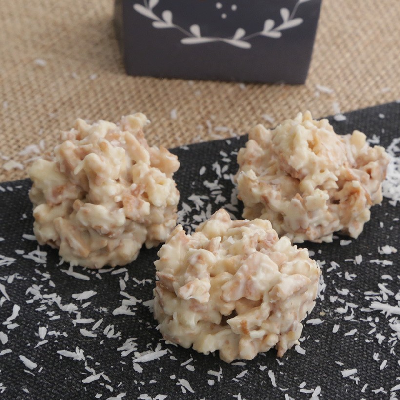 Recette de rochers croustillants coco amande