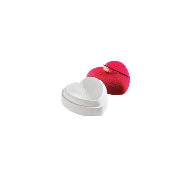 Moule silicone coeur bombé