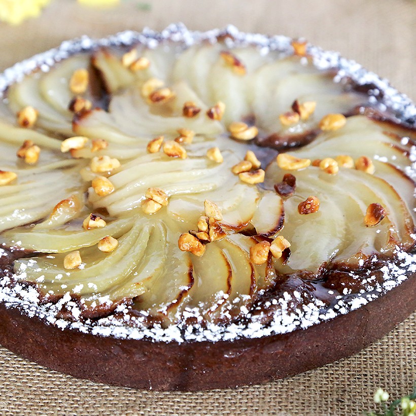 Recette de tarte poire chocolat