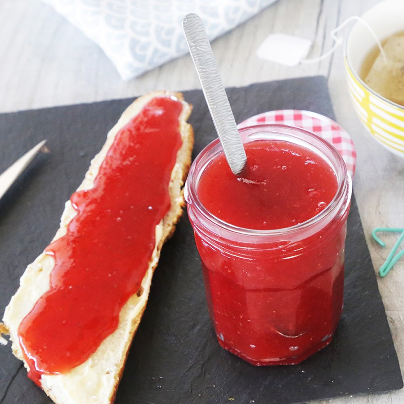 Recette de confiture de fraise