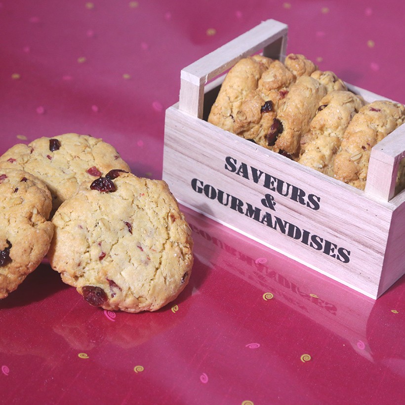 Recette de cookies fruits rouges