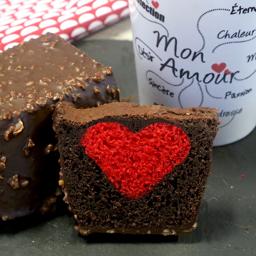 Recette de cake St Valentin