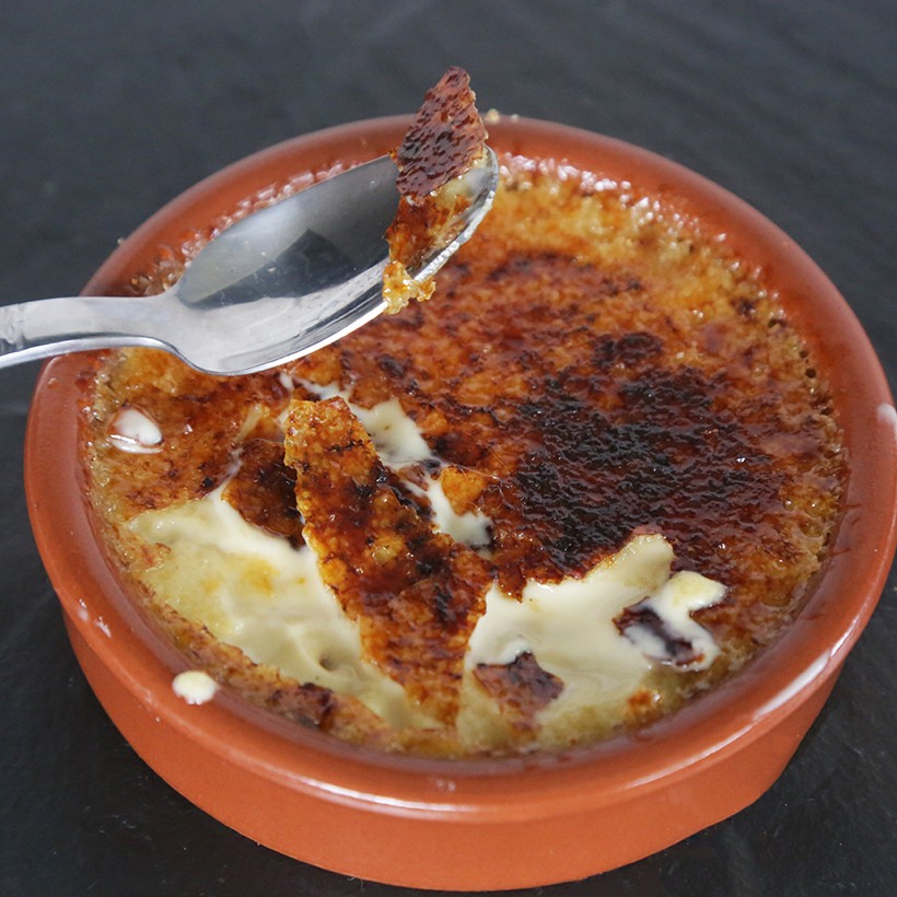 Recette de crème brûlée vanille tonka