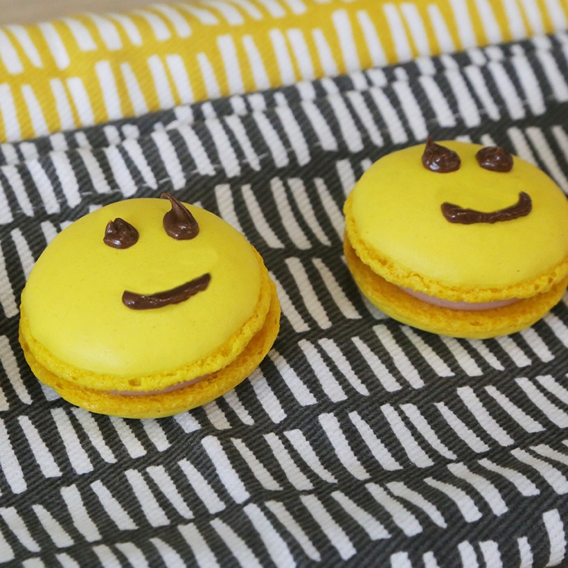 Recette de macarons smiley