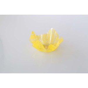 Contenant PVC jaune - grand