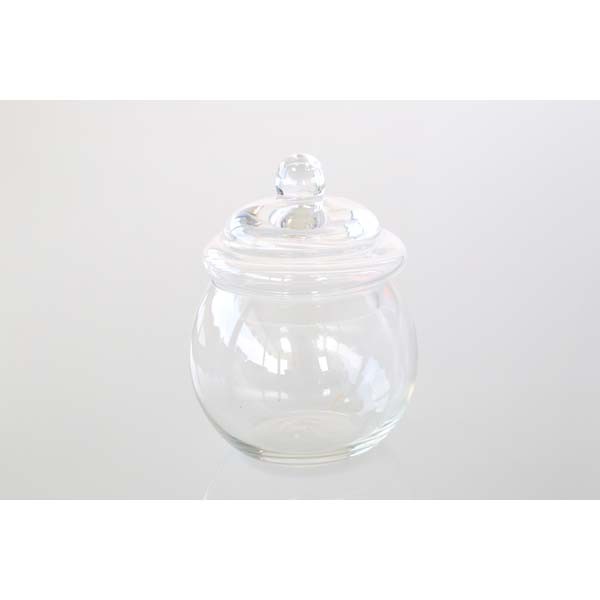 Bonbonnière en verre forme ronde