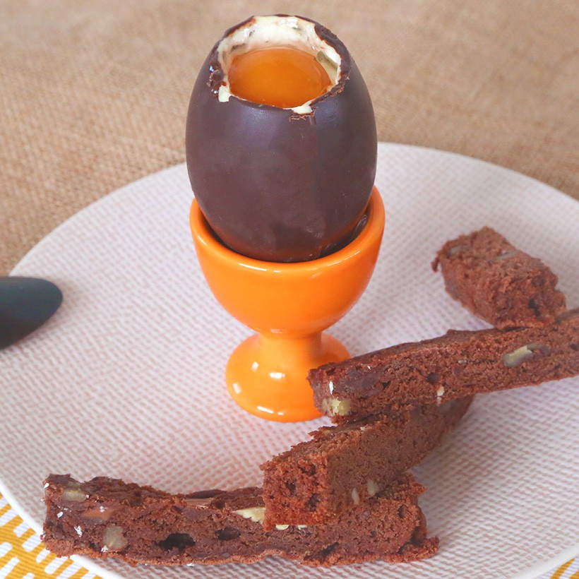 Recette d’oeuf à la coque en chocolat