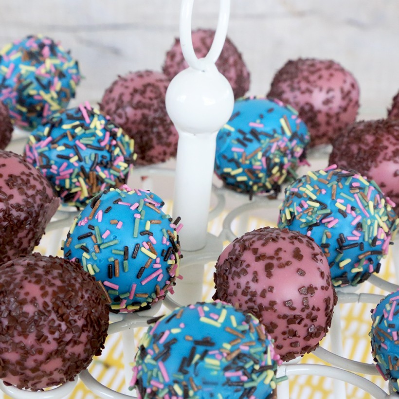 Recette de pop cakes colorés