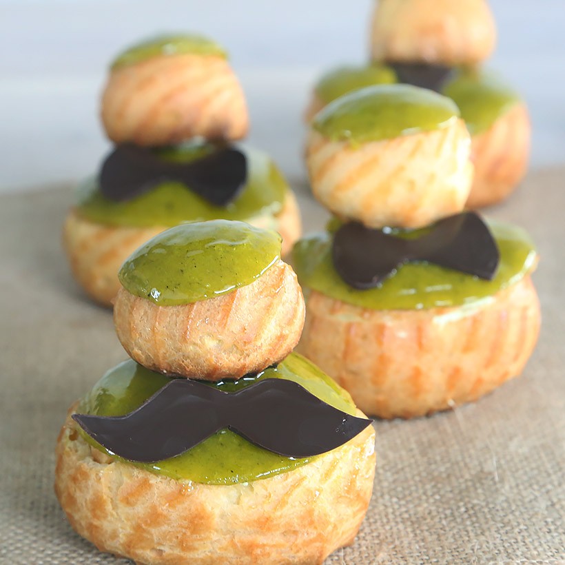 Recette de religieuses pistache