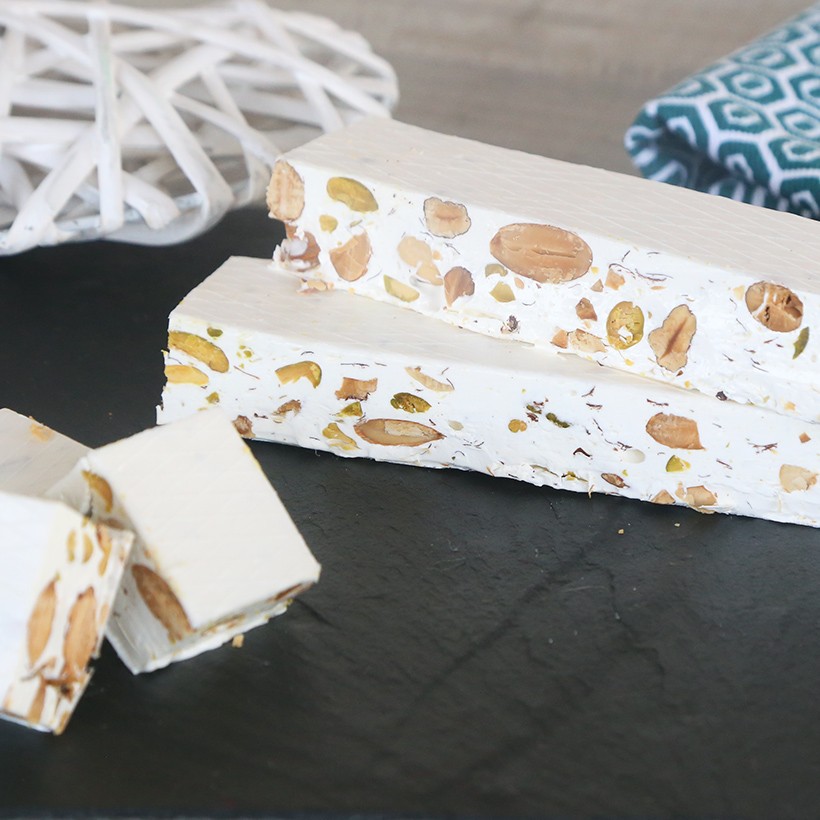 50 Feuilles en azyme spécial nougat striées