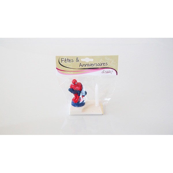 Bougie décor Spiderman