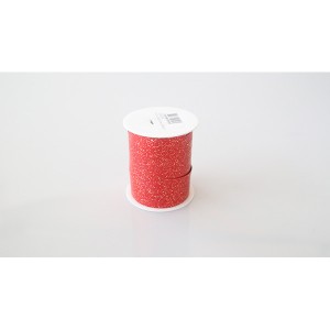 Bolduc métallise rouge - 25m