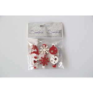 Boules de noël à pince