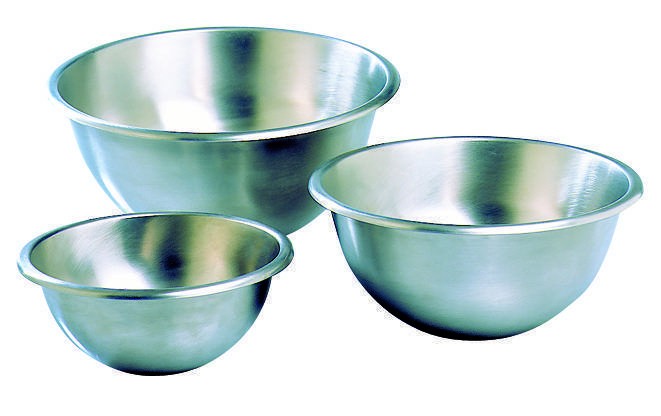 Bassine demi-ronde Inox 25 cm - 25 cm