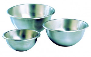 Bassine demi-ronde Inox 30 cm - 30 cm