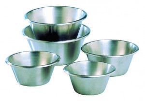 Bassine Patissière à fond plat 22 cm - 22 cm