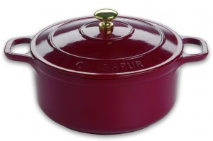 Cocotte Ronde Rouge avec Couvercle 18 cm - 18 cm