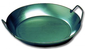 Plat à Paella Tôle Noire 36 cm - 36 cm