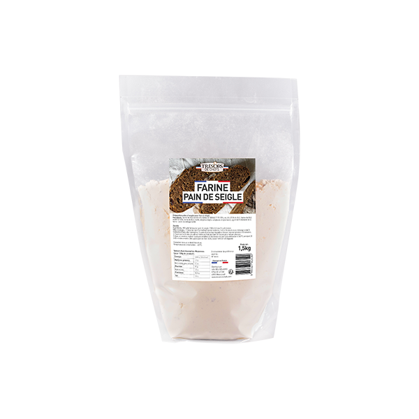 Farine de pain de seigle - 1,5 kg