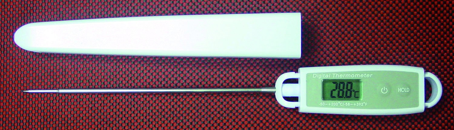 Thermomètre digital blanc