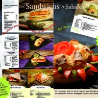 Les sandwiches et salades.