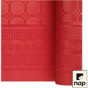 Nappe papier rouge - 1.20M X 6M