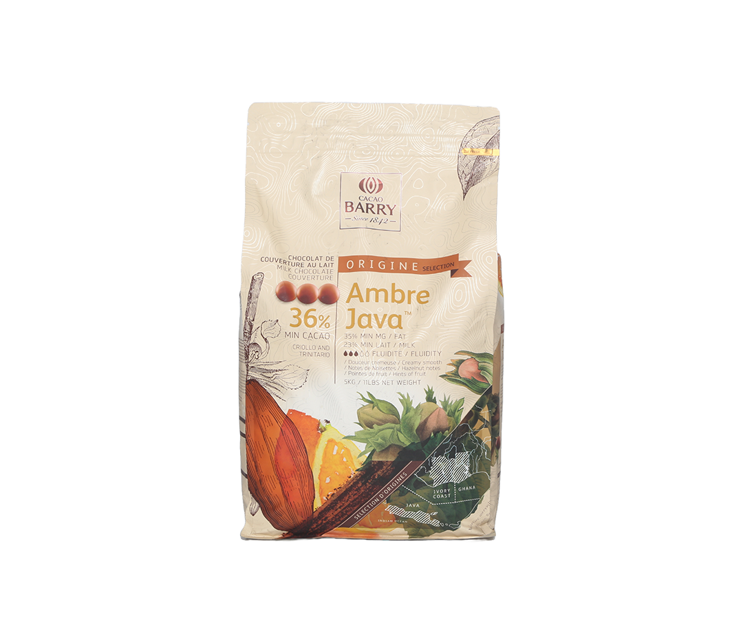 Chocolat Ambre Java 36% de cacao - 5kg