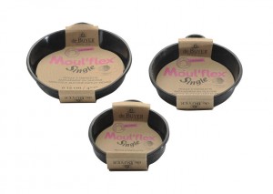 Moules noirs tartelette 10cm