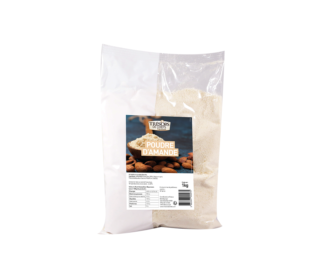 Poudre d'amandes blanche - 1kg