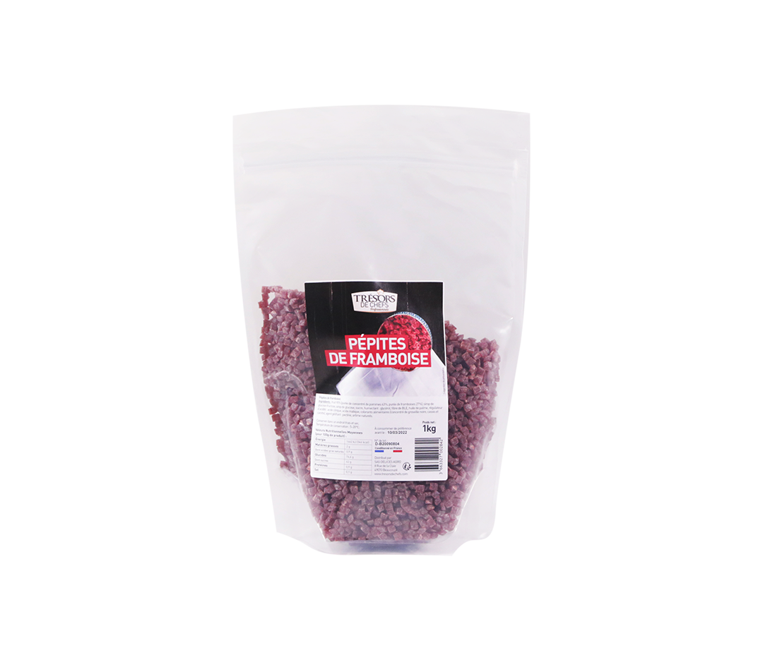 Pépites de framboise - 1kg