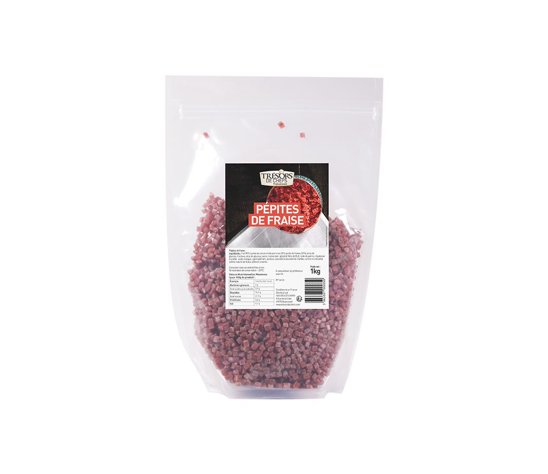 Pépites de fraise - 1kg