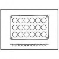 Moules silicone 18 mini savarins.
