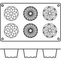 Moules silicone 6 kouglofs.