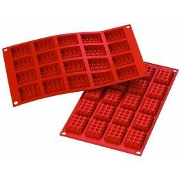 Moules silicone 20 mini gaufres.