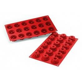 Moules silicone 18 mini kouglofs.