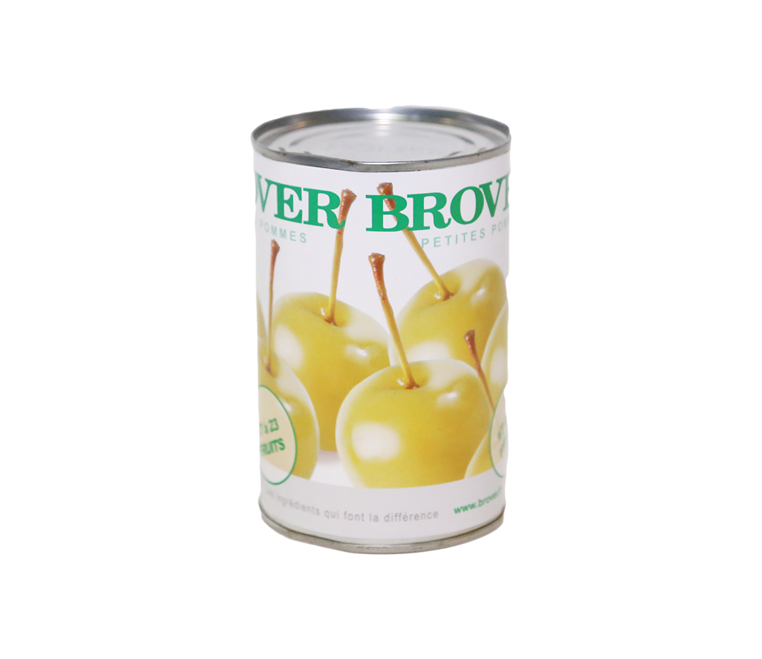 Petites pommes entières au sirop - 1/2