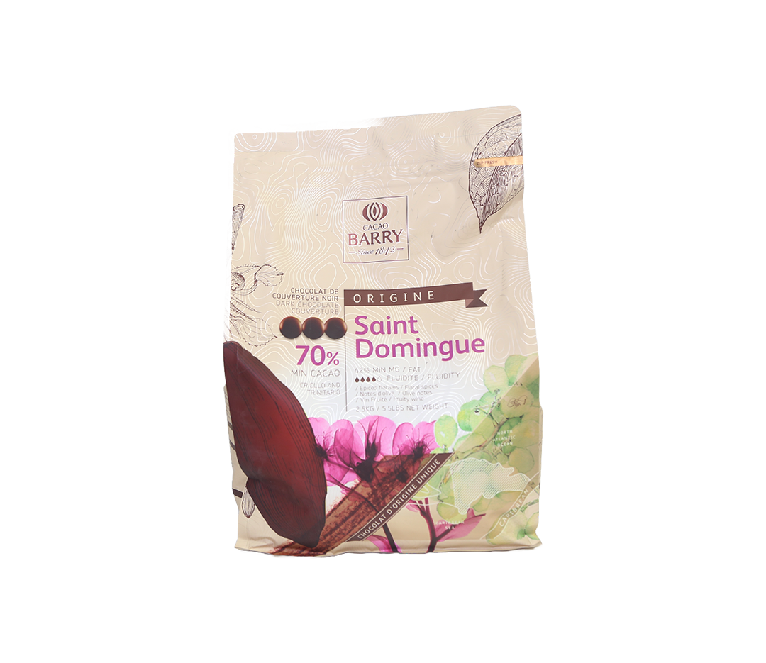 Chocolat St Domingue 70% - 2,5 kg