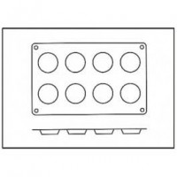 Moules silicone 8 florentins.