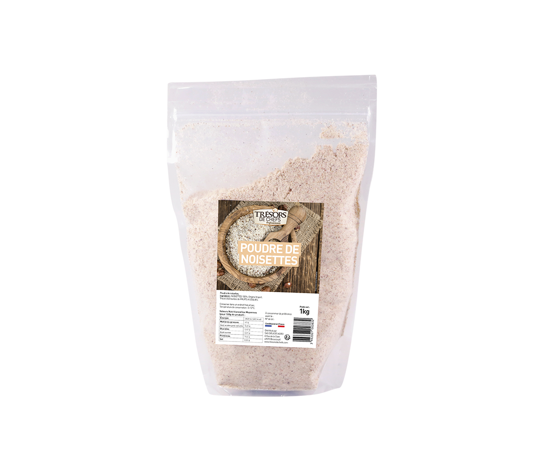 Poudre de noisettes grises - 1kg