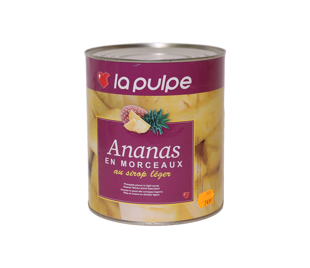 Ananas morceaux au sirop - 3/1